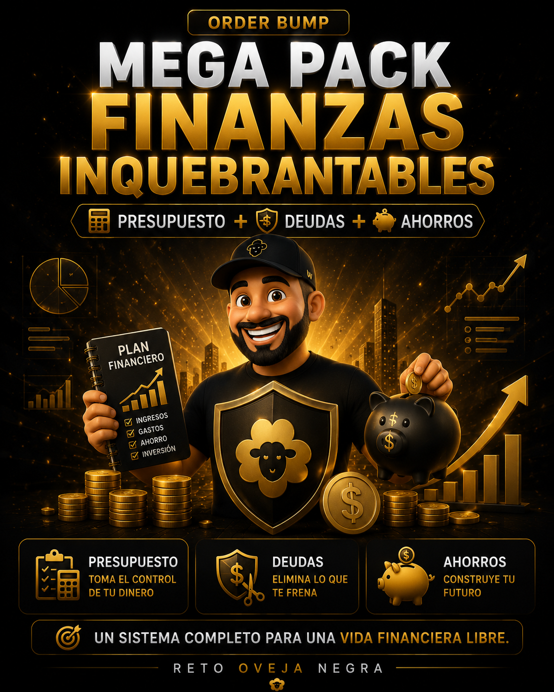 🛡️ Mega Pack Finanzas Inquebrantables: Presupuesto + Deudas + Ahorros💰