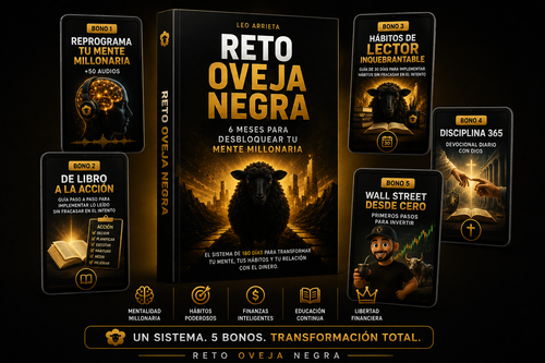 RETO OVEJA NEGRA: 6 MESES PARA DESBLOQUEAR TU MENTE MILLONARIA